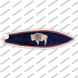 Wyoming State Flag Novelty Surfboard Sticker Decal