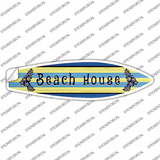 Beach House Novelty Surfboard Sticker Decal