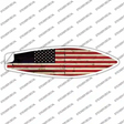 American Flag Novelty Surfboard Sticker Decal