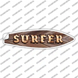 Surfer Bulb Lettering Novelty Surfboard Sticker Decal