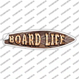 Board Life Bulb Lettering Novelty Surfboard Sticker Decal