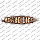 Board Life Bulb Lettering Novelty Surfboard Sticker Decal