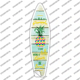 Be A Pineapple Novelty Surfboard Sticker Decal