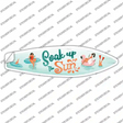 Soak Up The Sun Novelty Surfboard Sticker Decal