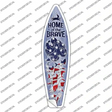 Home of the Brave Novelty Surfboard Sticker Decal