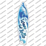 Wave Hello Novelty Surfboard Sticker Decal