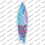 Starfish on Water Novelty Surfboard Sticker Decal