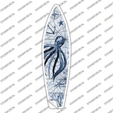 Black and White Octopus Novelty Surfboard Sticker Decal