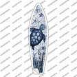 Black and White Sea Turtle Novelty Surfboard Sticker Decal