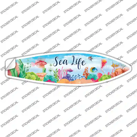 Sea Life Novelty Surfboard Sticker Decal