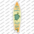 Live in the Sunshine Swim in the Sea Novelty Surfboard Sticker Decal