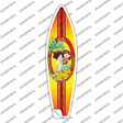 Aloha Hawaiian Islands Novelty Surfboard Sticker Decal