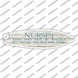 Nurses May Not Be Angels Novelty Surfboard Sticker Decal