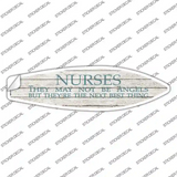 Nurses May Not Be Angels Novelty Surfboard Sticker Decal