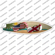 Alabama Flag Flip Flop Novelty Surfboard Sticker Decal