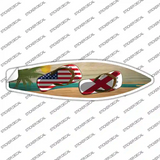 Alabama Flag Flip Flop Novelty Surfboard Sticker Decal