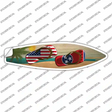 Tennessee Flag Flip Flop Novelty Surfboard Sticker Decal