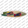 Confederate Flag Flip Flop Novelty Surfboard Sticker Decal