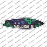 Molokai Hawaii Novelty Surfboard Sticker Decal