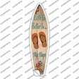 Life Is Better In Flip Flops Novelty Surfboard Sticker Decal