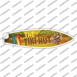 The Tiki Hut Novelty Surfboard Sticker Decal