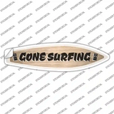 Gone Surfing Novelty Surfboard Sticker Decal
