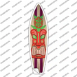 Tiki Turtle Novelty Surfboard Sticker Decal