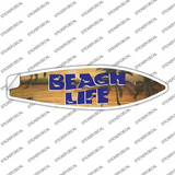 Beach Life Novelty Surfboard Sticker Decal