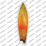 Ocean Sunset Novelty Surfboard Sticker Decal