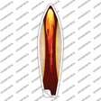 Lava Flame Novelty Surfboard Sticker Decal