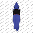Blue Shark Novelty Surfboard Sticker Decal