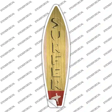 Surfer Novelty Surfboard Sticker Decal