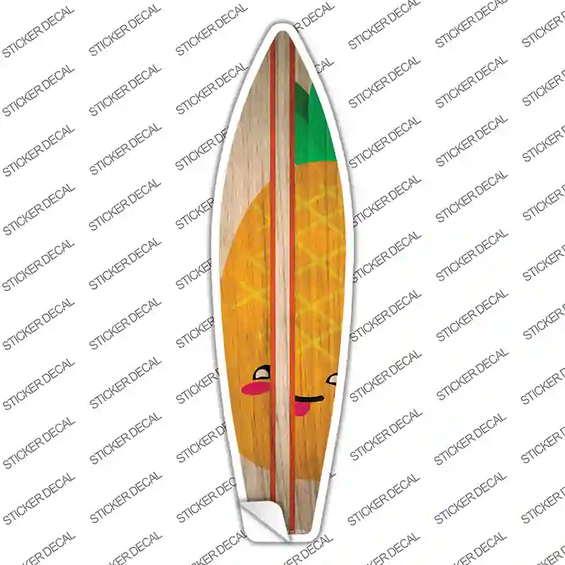 Pineapple Novelty Surfboard Sticker Decal
