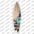 Blue Sedan Novelty Surfboard Sticker Decal