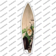 Green Hot Rod Novelty Surfboard Sticker Decal