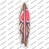 Jellyfish Pink Novelty Surfboard Sticker Decal