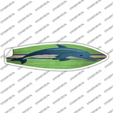 Dolphin Novelty Surfboard Sticker Decal