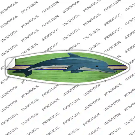 Dolphin Novelty Surfboard Sticker Decal