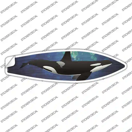 Killer Whale Novelty Surfboard Sticker Decal