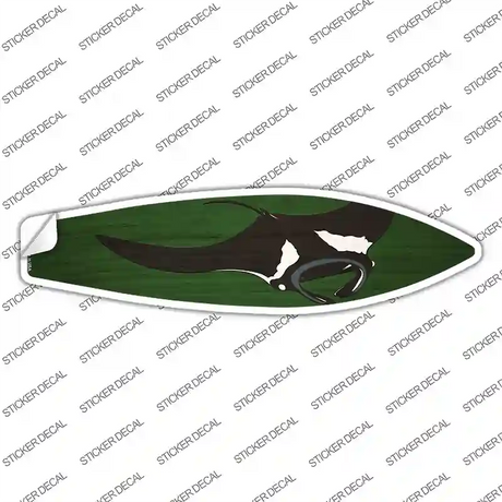 Manta Ray Novelty Surfboard Sticker Decal