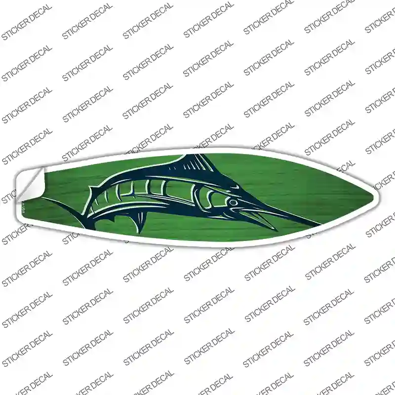 Marlin Novelty Surfboard Sticker Decal