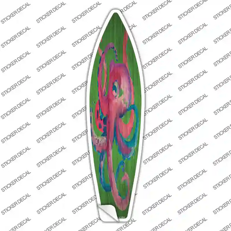 Colorful Octopus Novelty Surfboard Sticker Decal