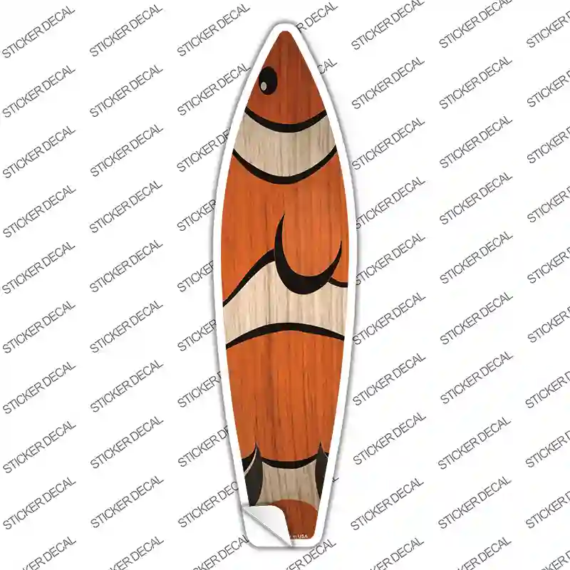 Clownfish Novelty Surfboard Sticker Decal