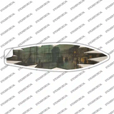 Harbor At Dawn Novelty Surfboard Sticker Decal
