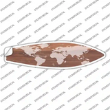Old Map Novelty Surfboard Sticker Decal