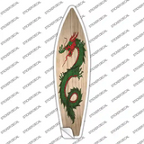 Green Dragon Novelty Surfboard Sticker Decal