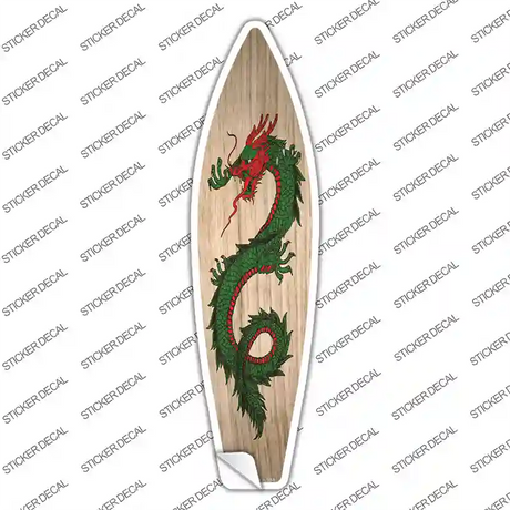 Green Dragon Novelty Surfboard Sticker Decal