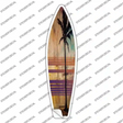 Tall Palm Tree Novelty Surfboard Sticker Decal