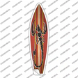 Tribal Print Scorpion Novelty Surfboard Sticker Decal