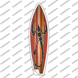 Tribal Print Scorpion Novelty Surfboard Sticker Decal